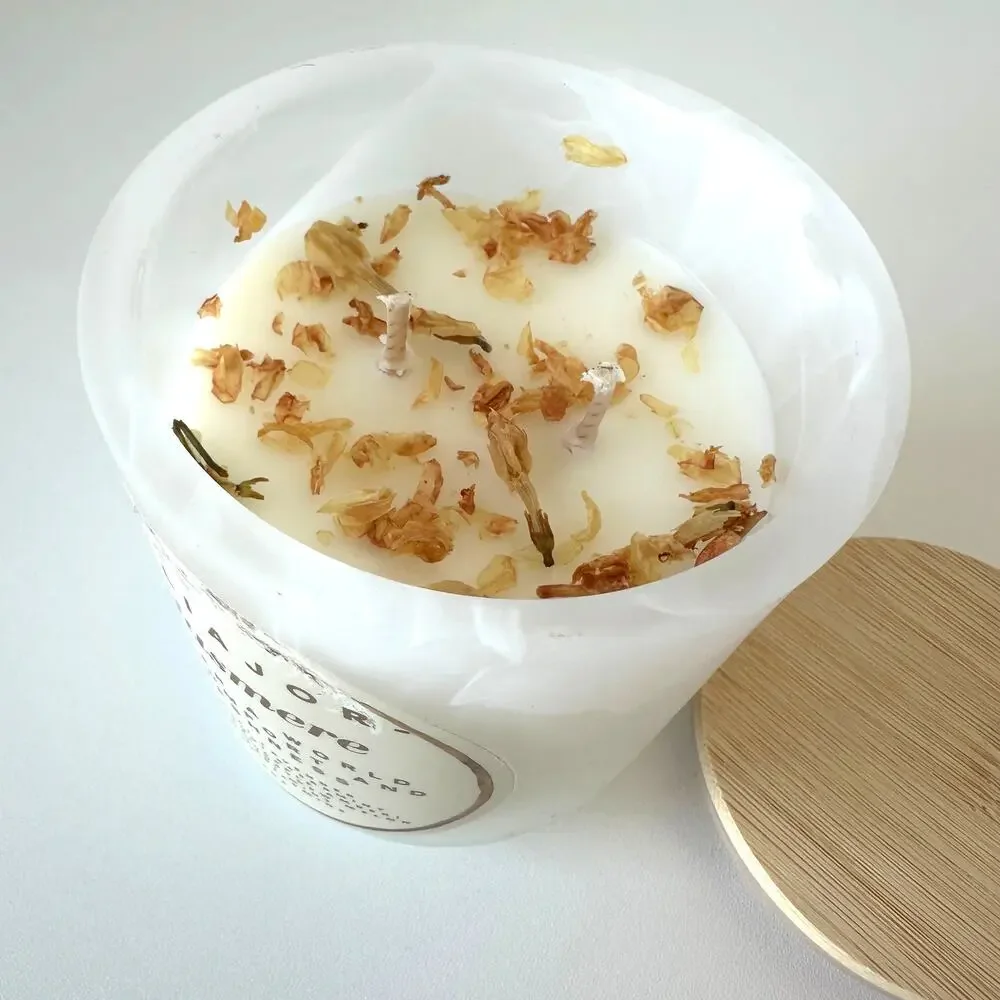Liajor Jasmere Organic Soy Wax Double Wick Candle 14oz